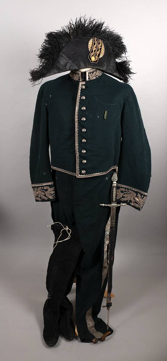 Collection of uniforms - including Papal Count with sword - worn by Count John McCormack. (20) at Whyte's Auctions