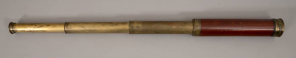 Late 18th/early 19th century 3-draw telescope by Proctor Beilby & Company. at Whyte's Auctions