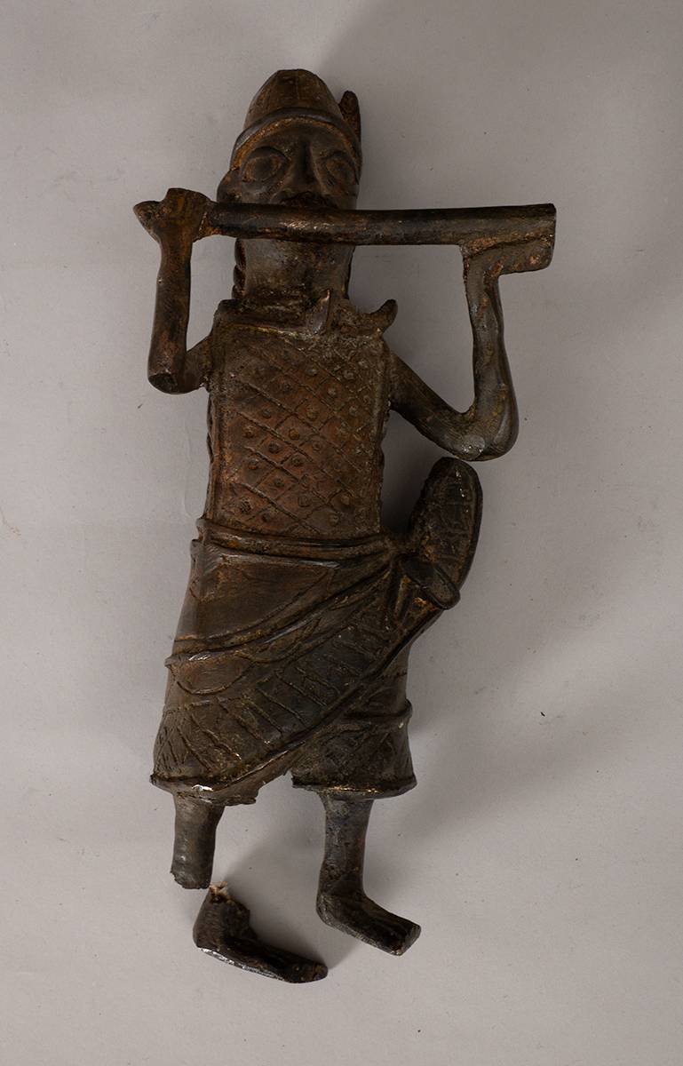 'Benin Bronze' musician. at Whyte's Auctions