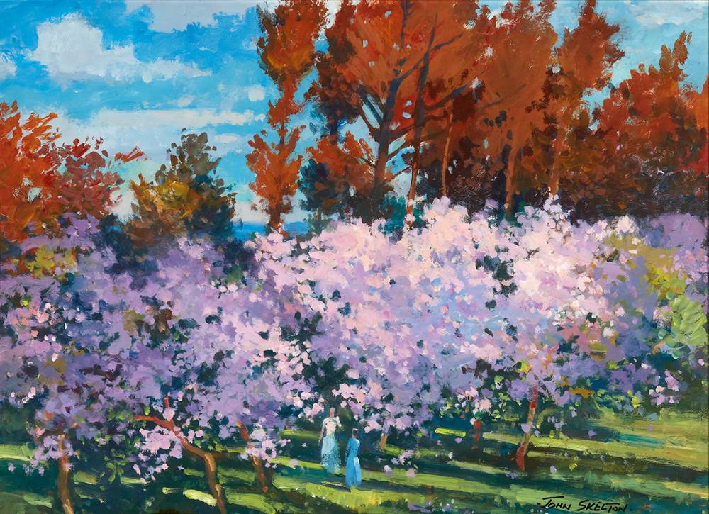 UNDER THE CHERRY TREES by John Skelton (1923-2009) at Whyte's Auctions