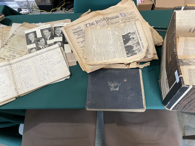 1920s to 1970s an important archive of Joseph Groome, 1920s Sinn Fin activist, founder member of Fianna Fil, later Hon. Secretary and Vice-President. at Whyte's Auctions