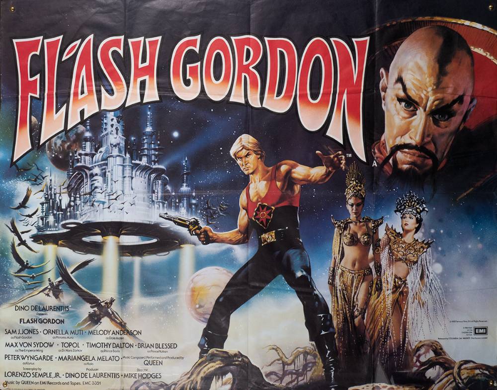 Flash Gordon quad poster. at Whyte's Auctions