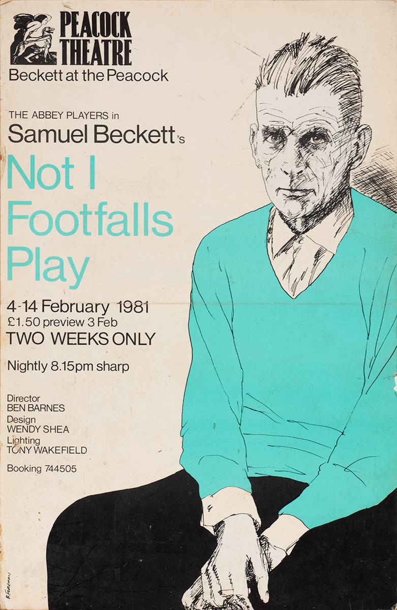 Peacock Theatre, Dublin, posters for James Joyce and Samuel Beckett productions. at Whyte's Auctions