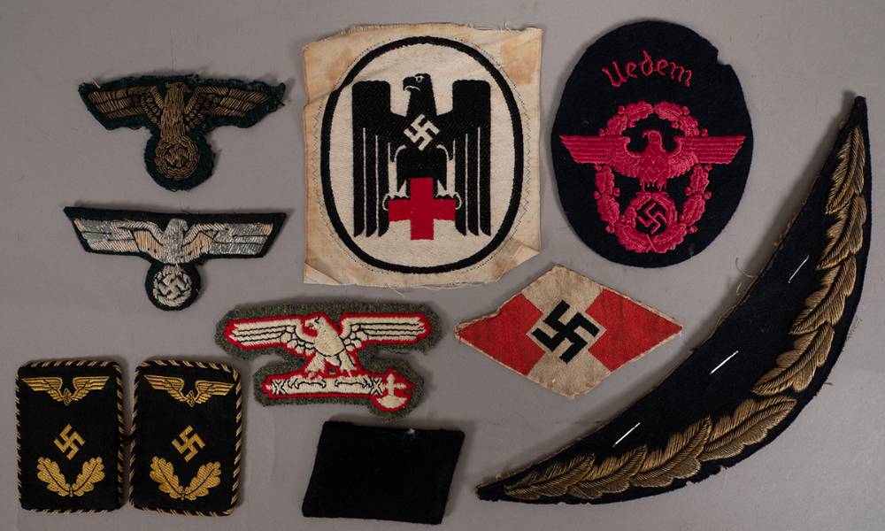 1933-1945 German cloth badges (10) at Whyte's Auctions