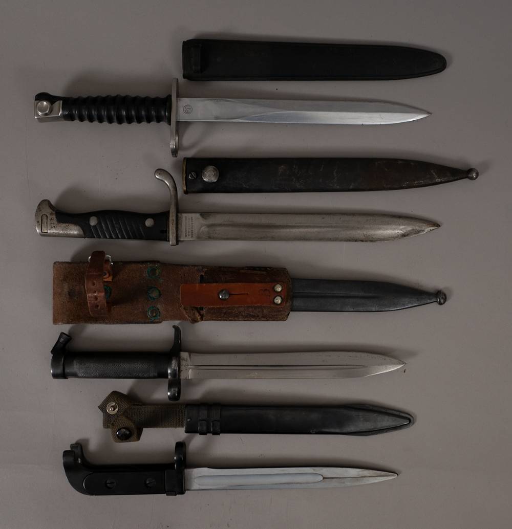 Collection of European bayonets. (4) at Whyte's Auctions