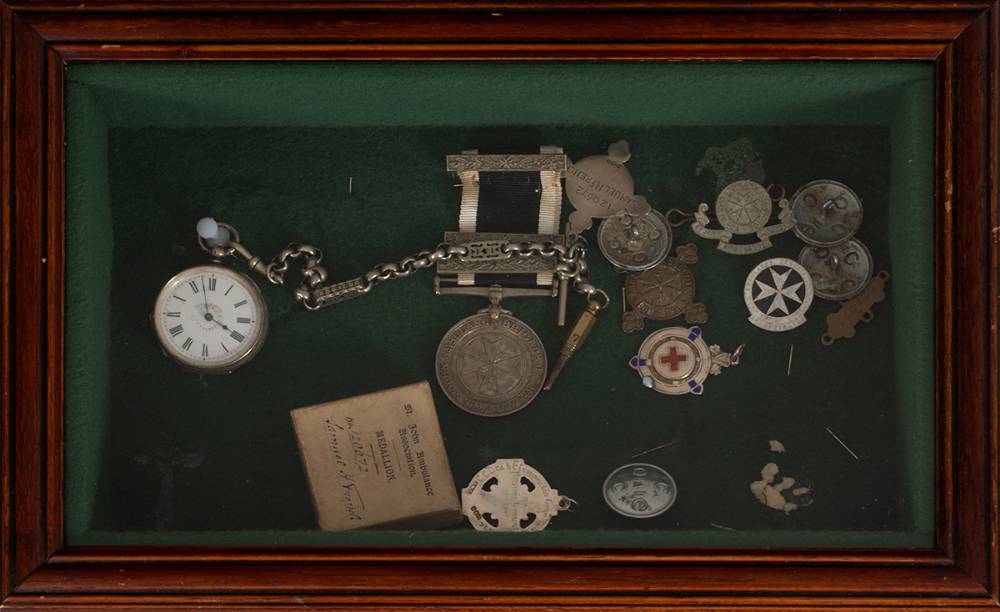 St John's Ambulance Association collection of medals and badges. at Whyte's Auctions