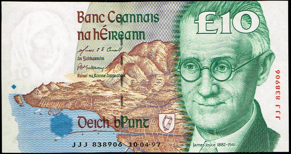 'C' Series, Ten Pounds, 10-04-97, replacement note. at Whyte's Auctions