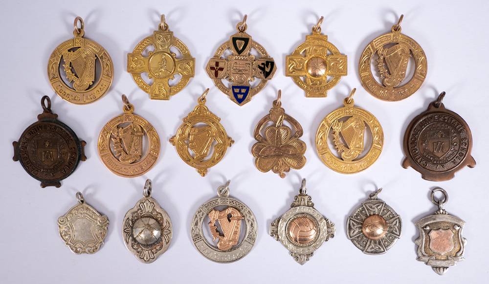 GAA football. An important collection of 17 gold, silver and bronze medals 1928 to 1934. at Whyte's Auctions