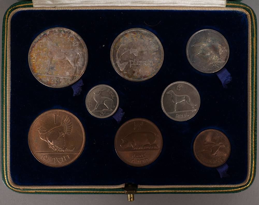 1928 halfcrown to farthing proof set. at Whyte's Auctions