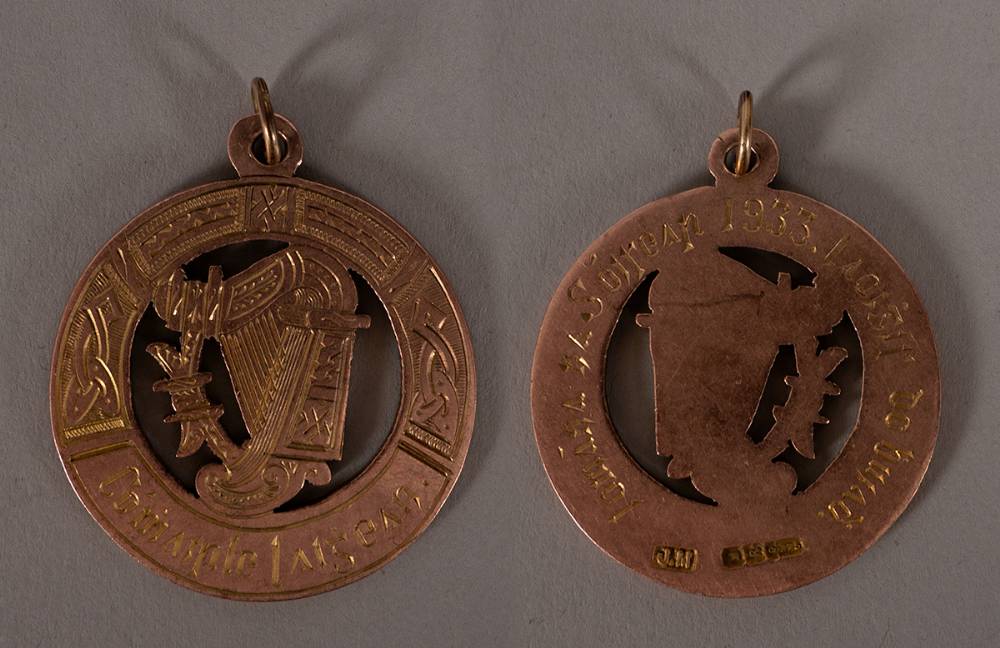 GAA Hurling. Leinster medal to Laois, 1933. at Whyte's Auctions