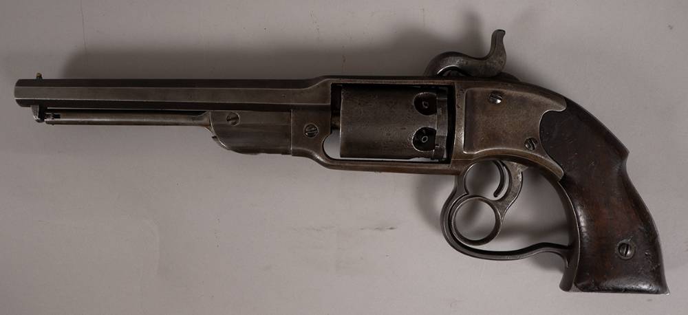 A Savage Navy percussion revolver, to a Lieutenant Portis in the 42nd Alabama Regiment. at Whyte's Auctions
