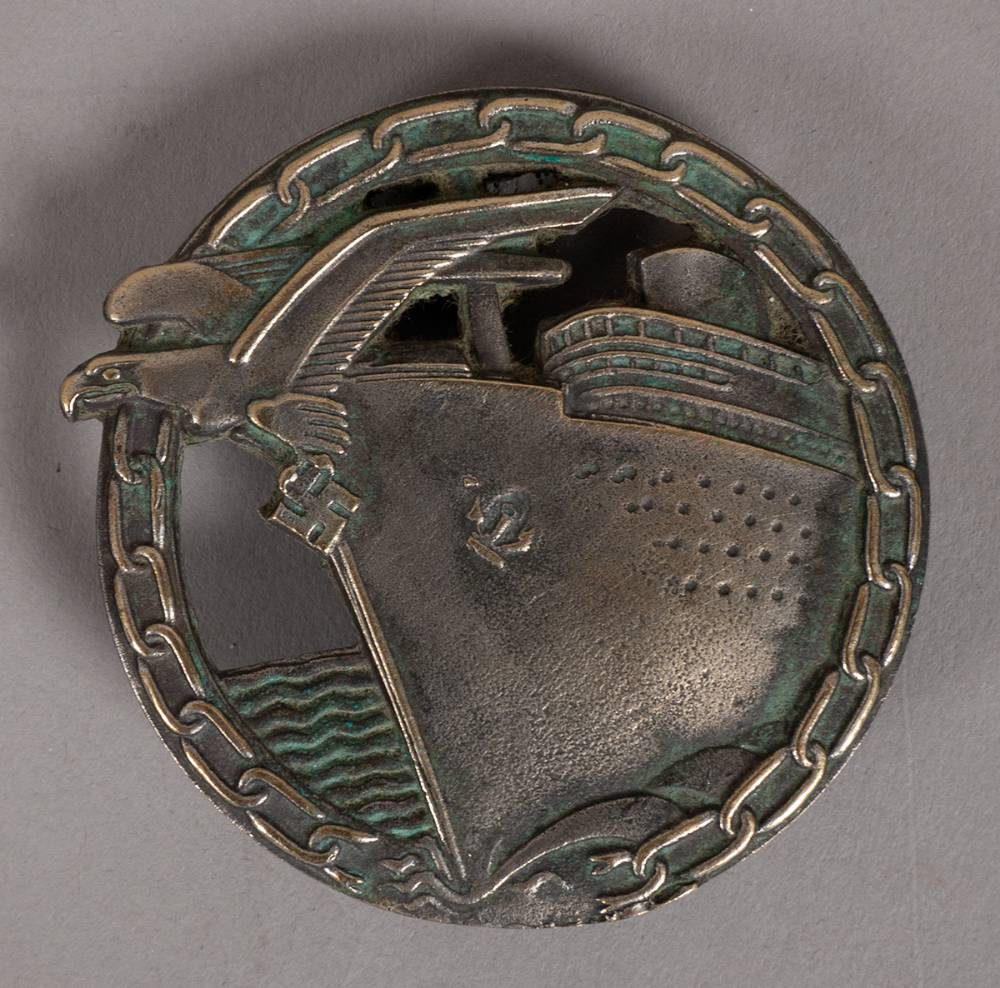 1939-1945 German Navy Blockade Breaker badge. at Whyte's Auctions