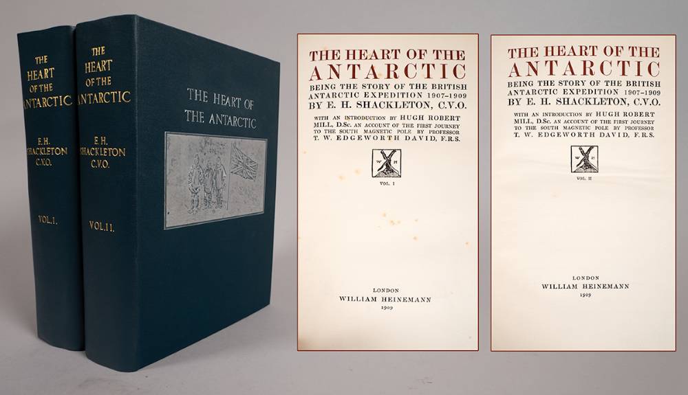 Shackleton, E.H. The Heart Of The Antractic. at Whyte's Auctions