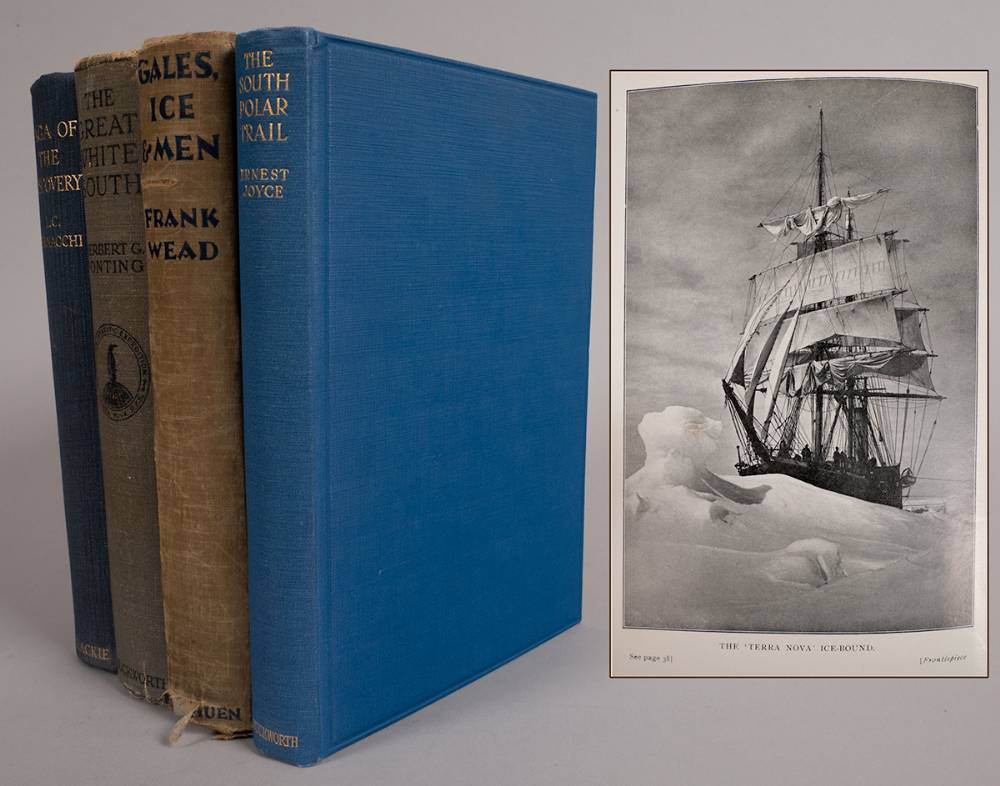 Bernacchi, Louis. Saga Of The Discovery and 3 other Polar interest, well ilustrated. (4) at Whyte's Auctions
