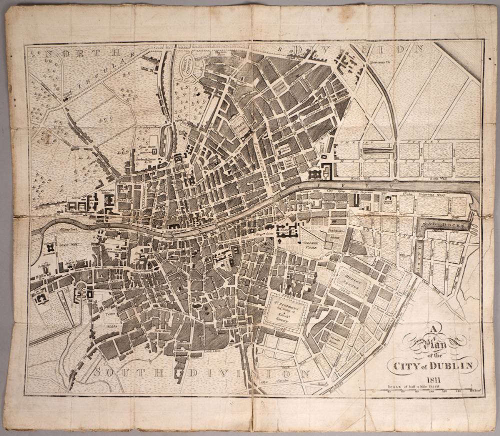 1811. A Plan of the City of Dublin. at Whyte's Auctions