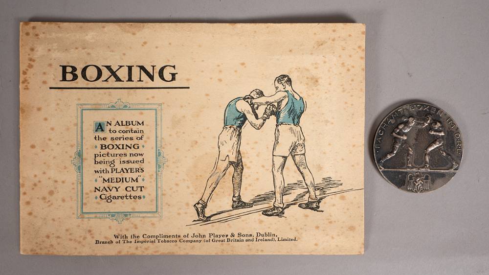 Boxing. 1937 (10 December) Germany v Ireland medal, flyweight division. at Whyte's Auctions