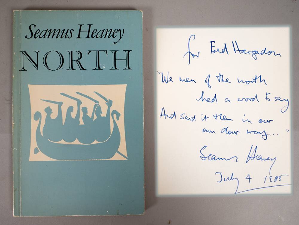 Heaney, Seamus. North. Signed and inscribed by author. at Whyte's Auctions
