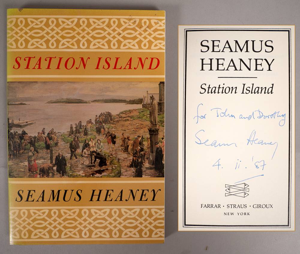 Heaney, Seamus. Station Island. Author signed. at Whyte's Auctions