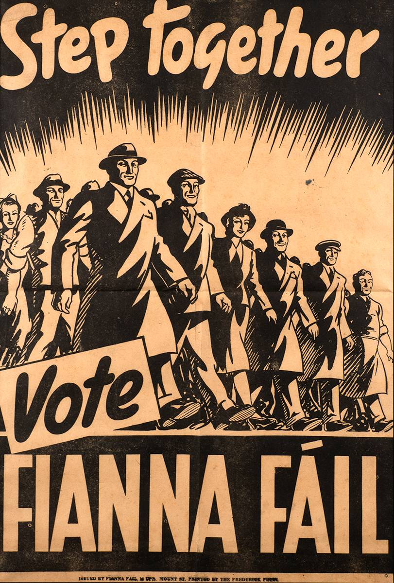 1948 General Election. Fianna Fil poster. at Whyte's Auctions