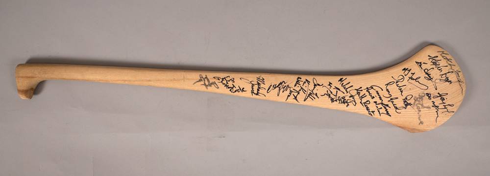 GAA Hurling. Leinster Hurling - a hurley signed by Wexford, champions 2004. at Whyte's Auctions