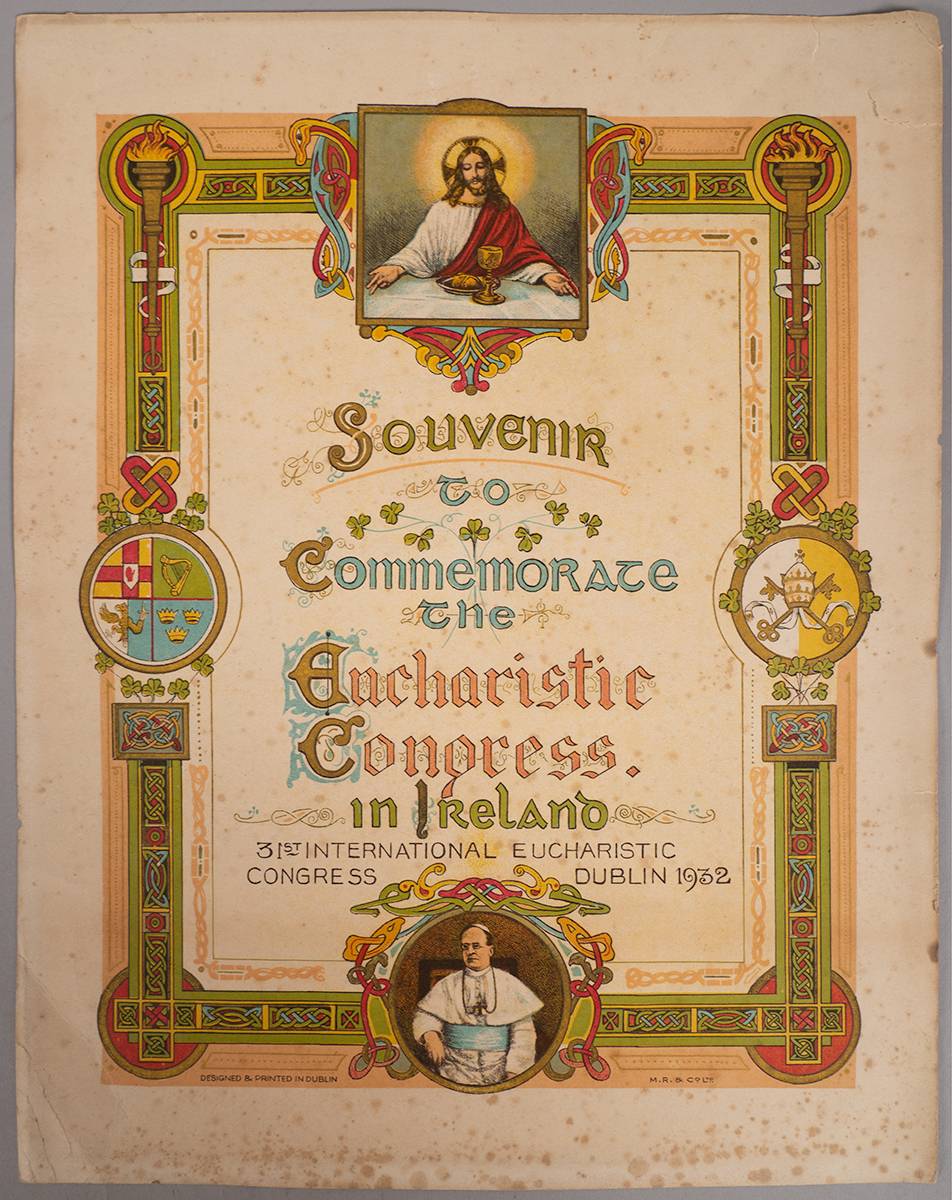 1932 Eucharistic Congress card poster. at Whyte's Auctions
