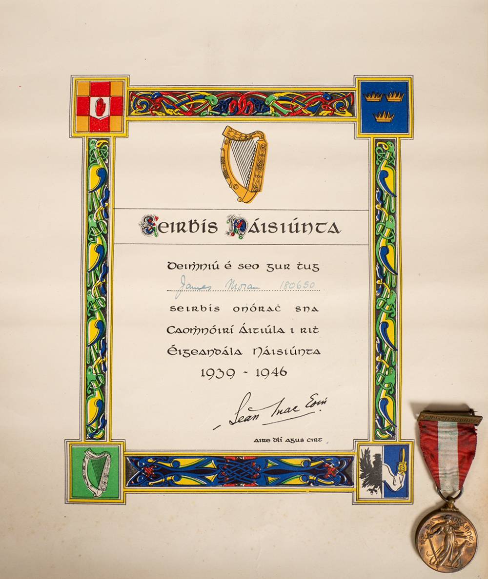 1939-1946 Emergency Service Medal Local Security Force with certificate. at Whyte's Auctions