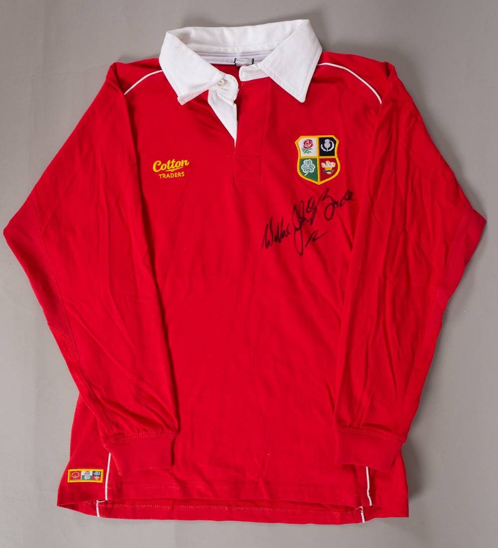 Rugby, British & Irish Lions, jersey signed by Willie John McBride. at Whyte's Auctions