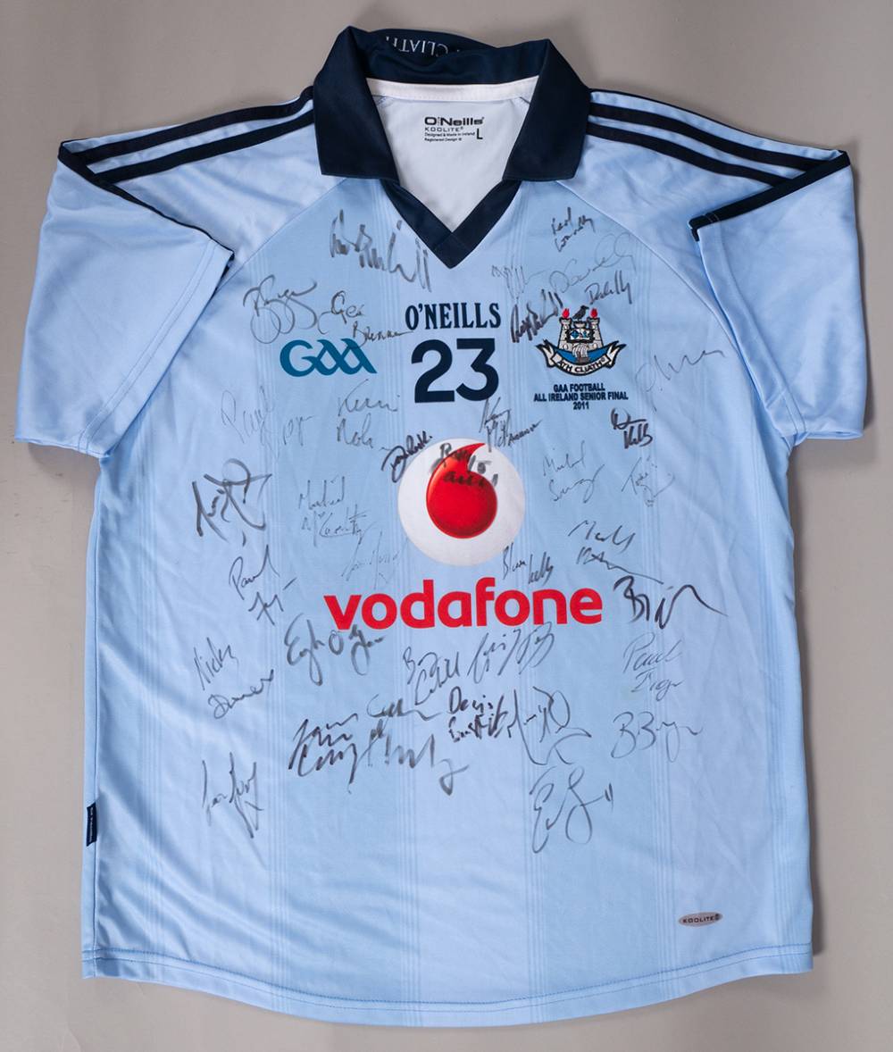 GAA, Dublin Football, 2011, signed jersey. at Whyte's Auctions