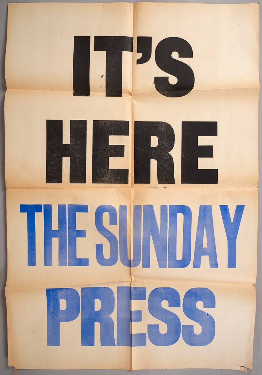 1928 Prospectus for the Irish Press, posters and a pamphlet. at Whyte's Auctions