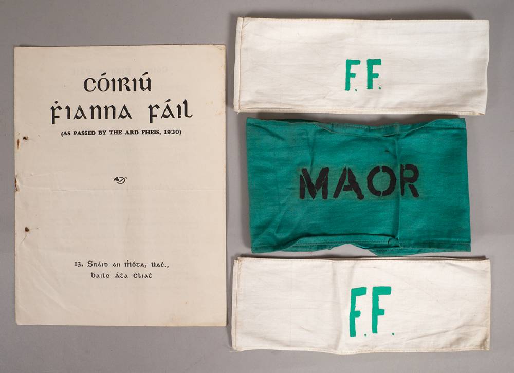 1930-1971 collection of Fianna Fil Ard Fheis programmes, reports and related items. (19) at Whyte's Auctions