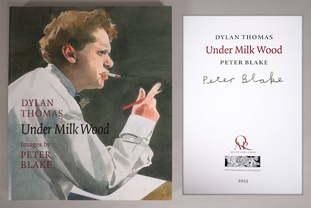 Thomas, Dylan. Under Milk Wood with images by Peter Blake, signed by Blake, also The Natural History of Ulster and The Irish Figurists. at Whyte's Auctions