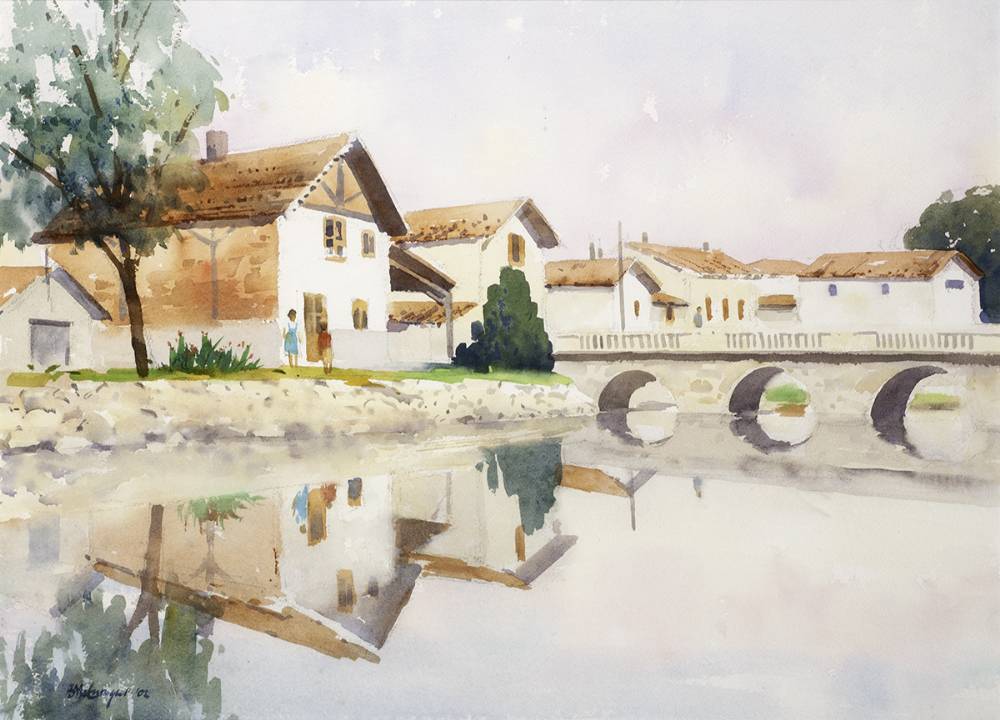 REFLECTIONS, FRANCE, 2002 by Brett McEntagart RHA (b.1939) at Whyte's Auctions