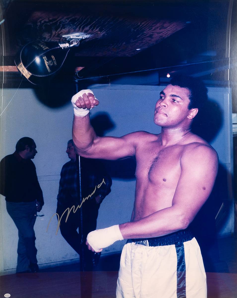 Boxing. Muhammad Ali signed very large photograph. at Whyte's Auctions