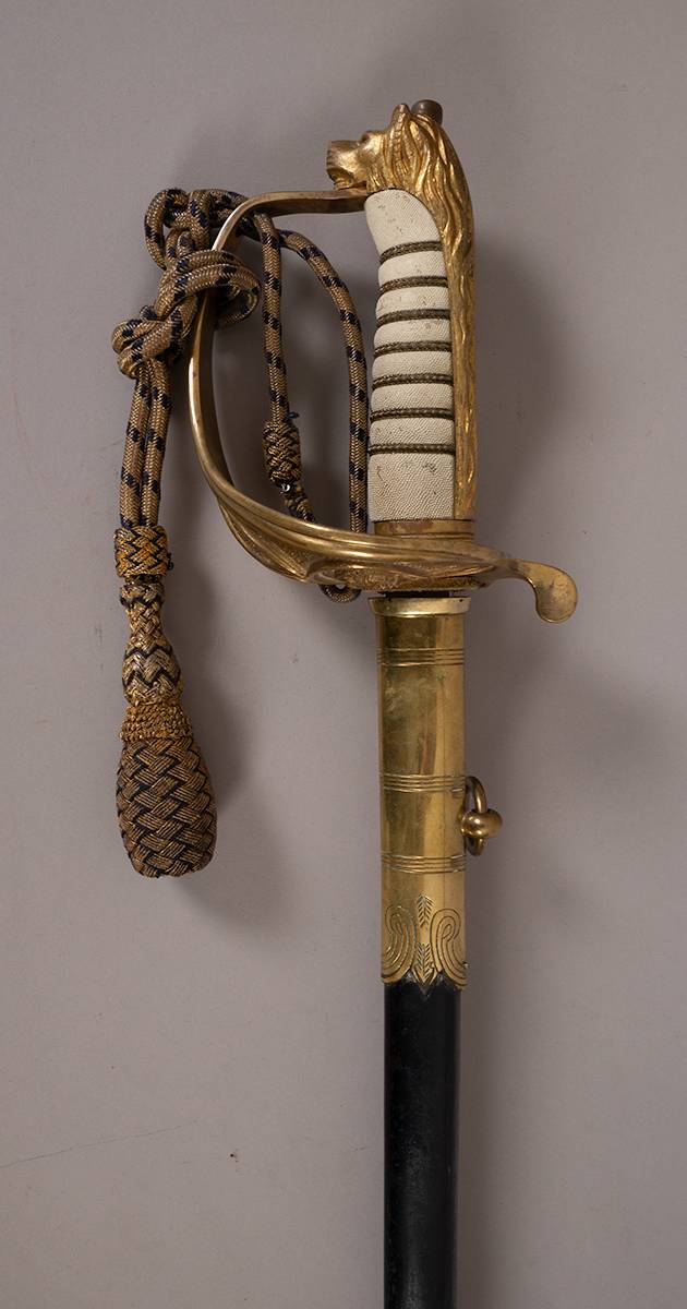 Royal Navy officer's dress sword, 1827 pattern, George VI issue. at Whyte's Auctions