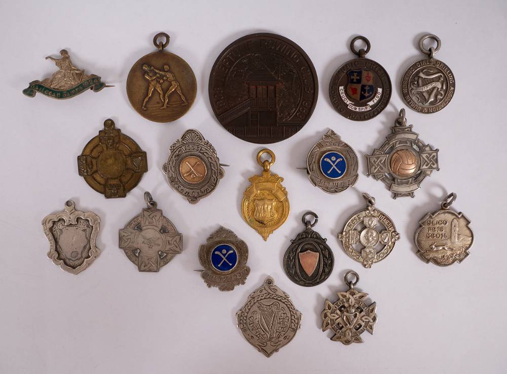 Sports medals collection (11) and other medals (7) at Whyte's Auctions