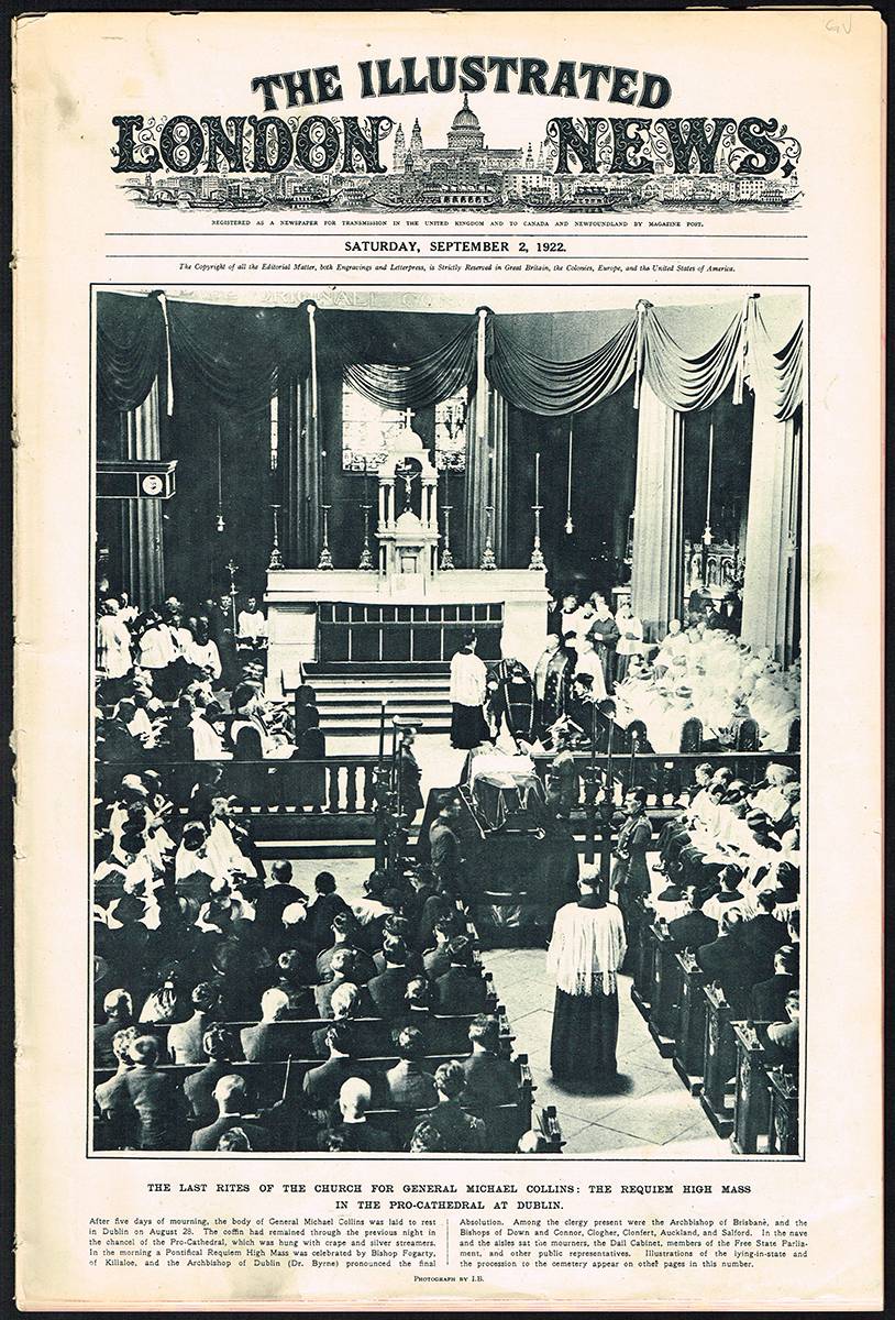 1922 (2 September 1922). Funeral of Michael Collins - London Illustrated News. at Whyte's Auctions