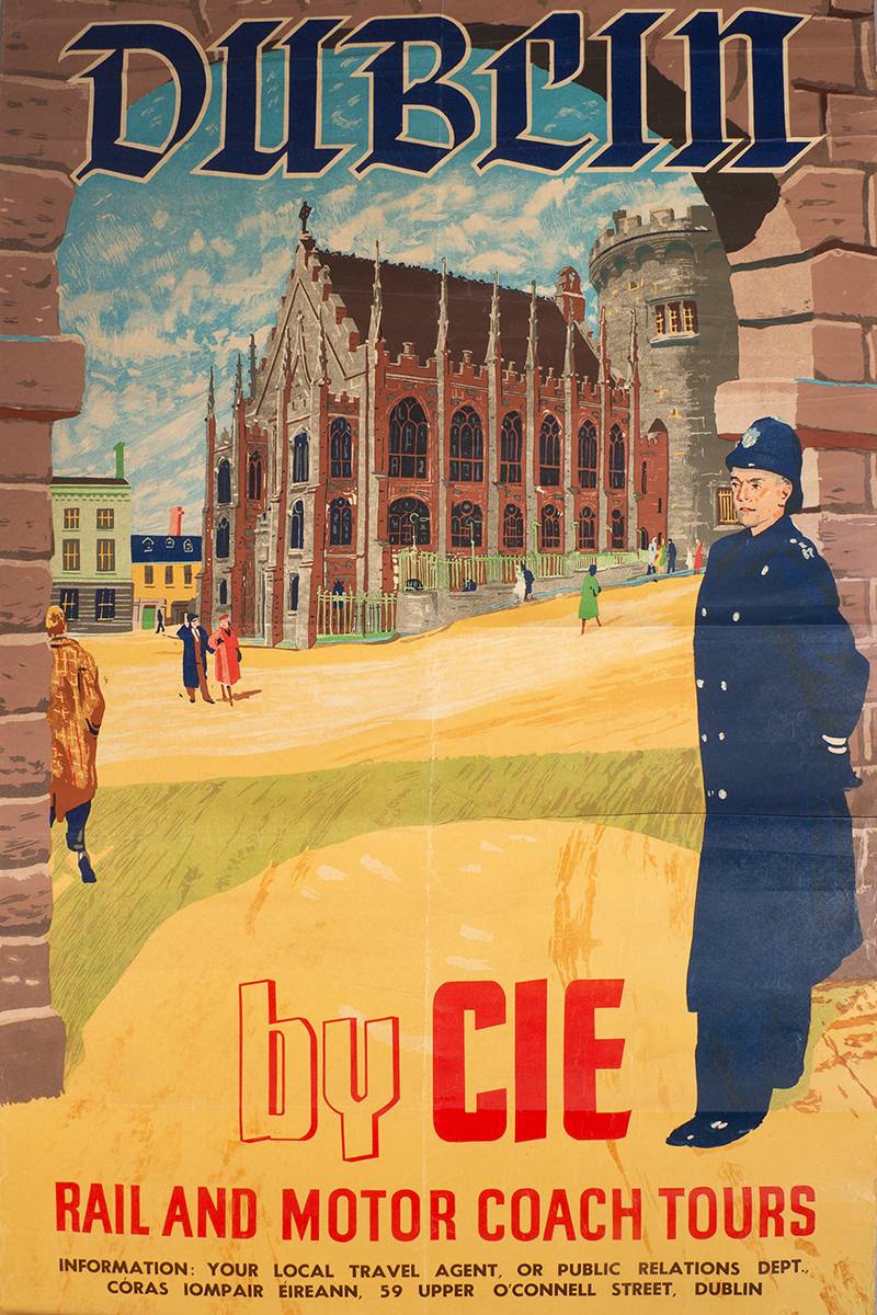 Coras Iompar ireann (CIE) Dublin poster, circa 1950. at Whyte's Auctions