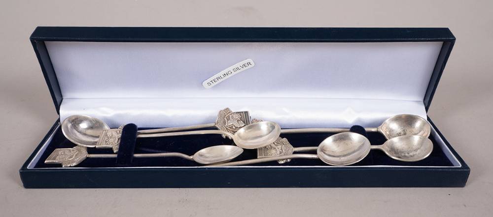 Golf. Miltown Golf Club crested silver spoons (5) at Whyte's Auctions