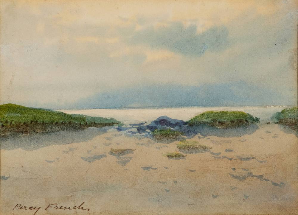 COASTAL SCENE, DONEGAL by William Percy French sold for 3,400 at Whyte's Auctions