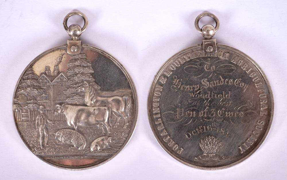Silver Agricultural medals, Co. Laois. (5) at Whyte's Auctions
