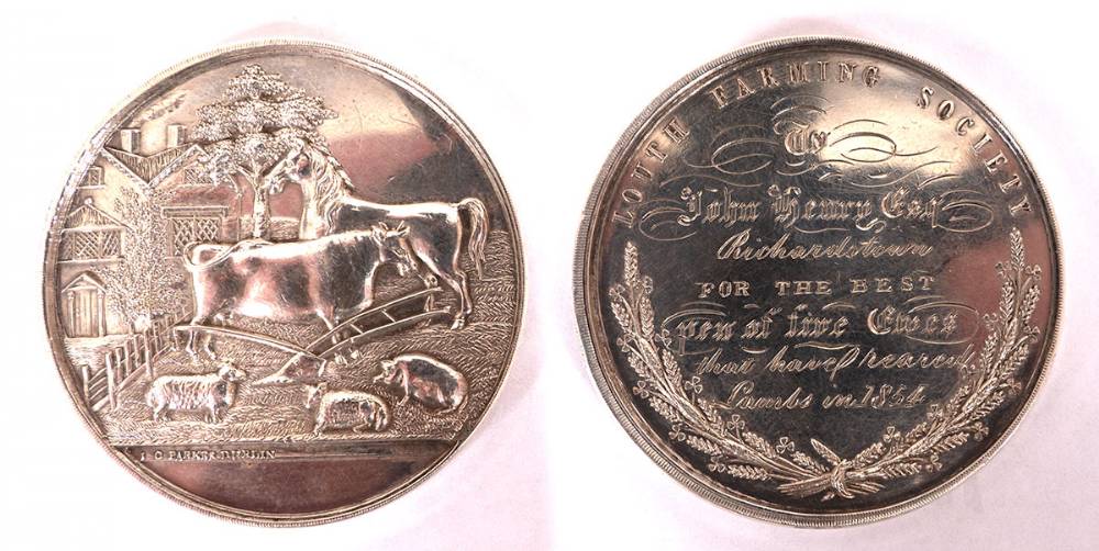 Silver Agricultural medals, Co. Louth (5) at Whyte's Auctions