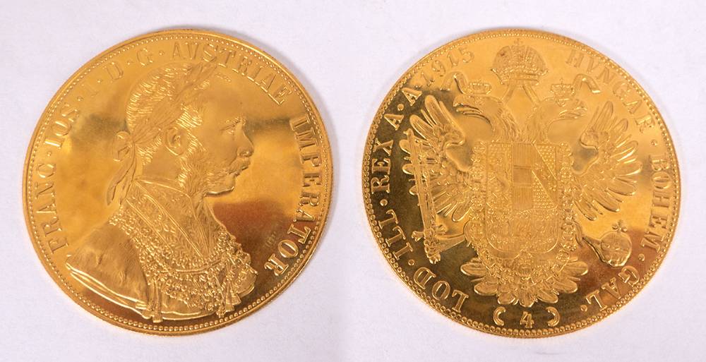 Austro-Hungarian Empire gold hundred coronas. at Whyte's Auctions