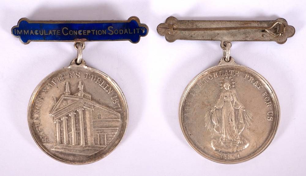 Religious medals including Sodality, Temperance etc. (7) at Whyte's Auctions