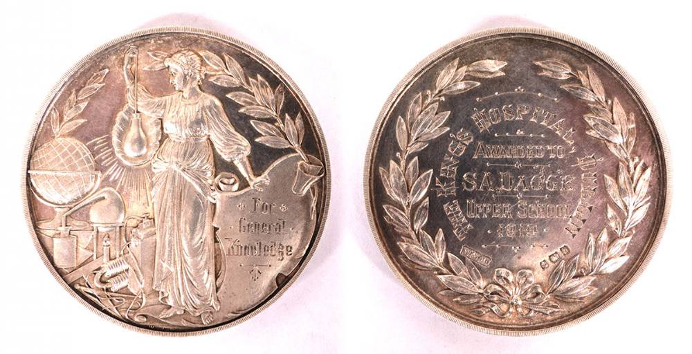 1892-1910 Dublin schools silver medals (3). at Whyte's Auctions