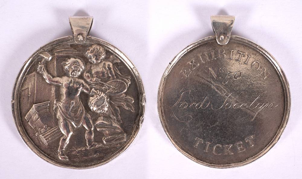 1770 Society of Artists Dublin silver medal and two others. (4) at Whyte's Auctions