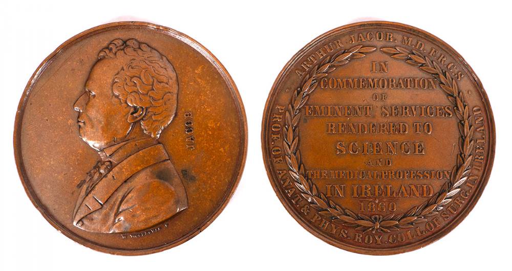 1860. Arthur Jacob Medal. at Whyte's Auctions