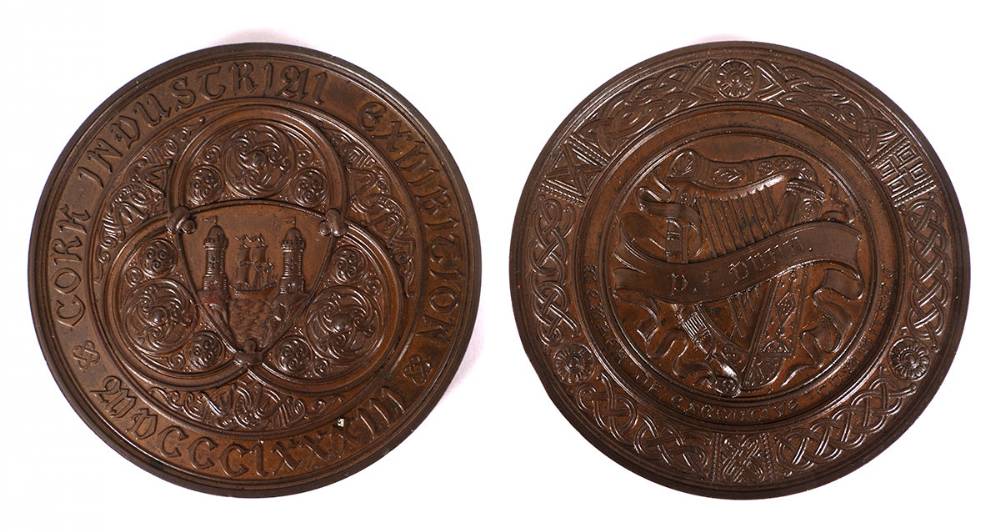 1852 National Exhibition Cork and 1883 Cork Industrial Exhibition medals. (4) at Whyte's Auctions