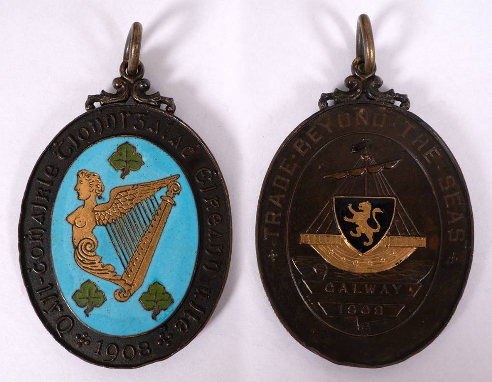 1908. Galway Industrial Exhibition medal. at Whyte's Auctions