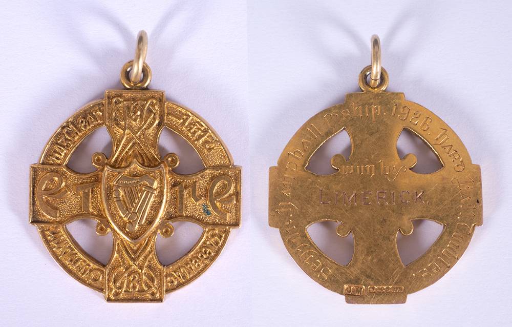 GAA. Senior Handball Championship 1926 gold medal. at Whyte's Auctions
