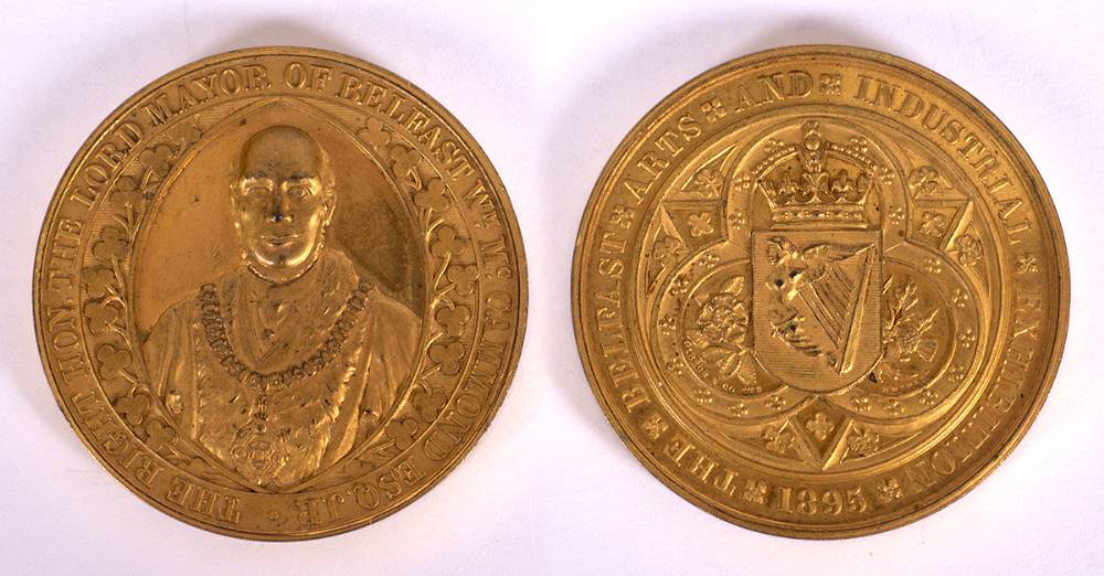 1895 Belfast exhibition medal. at Whyte's Auctions